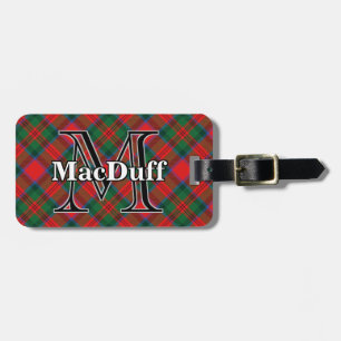 Epic Scotland Clan MacDuff Tartan Luggage Tag