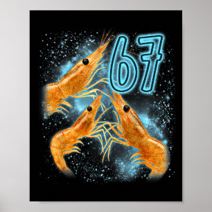 Epic Seven Six Sarcastic Lover Shrimp 67 Seafood Poster
