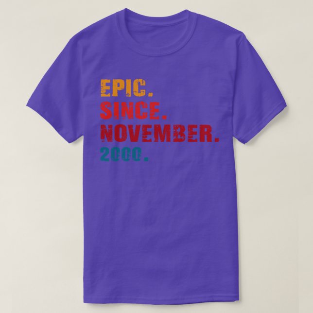 epic since november 2000 T-Shirt (Design Front)