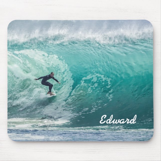 Epic Surfing Wave Mouse Pad (Front)