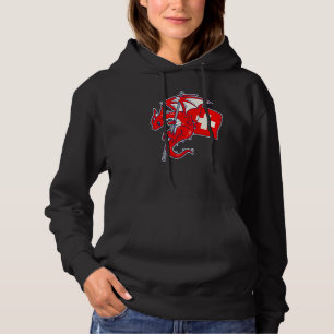 Epic Swiss Dragon  Proud Switzerland Flag Hoodie