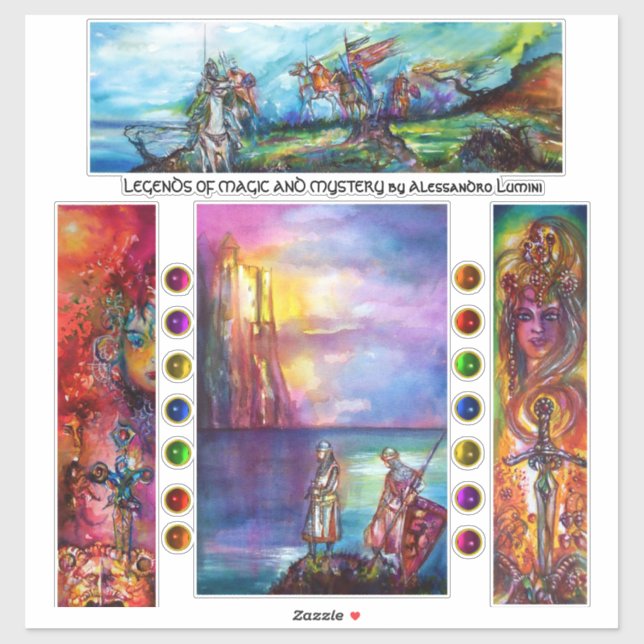 Epic Swords ,Excalibur,Durendal,Medieval Knights (Sheet)