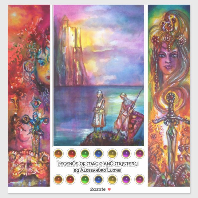 Epic Swords ,Excalibur,Durendal,Medieval Knights (Sheet)