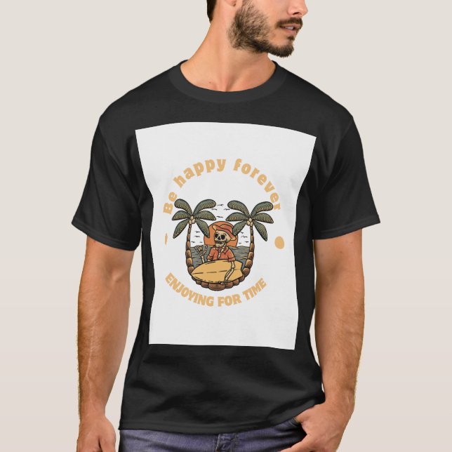 Epic Tomb Raider-Inspired Design | Adventure Await T-Shirt (Front)