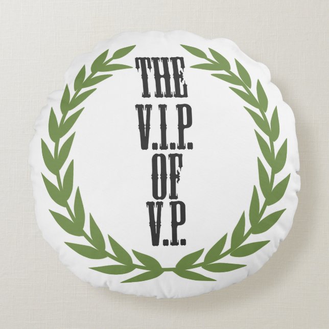 Epic VIP of Victory Points Tabletop Game Time Round Pillow (Front)
