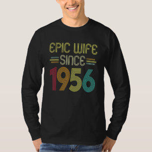 Epic Wife Since 1956 Her 66th Wedding Anniversary T-Shirt