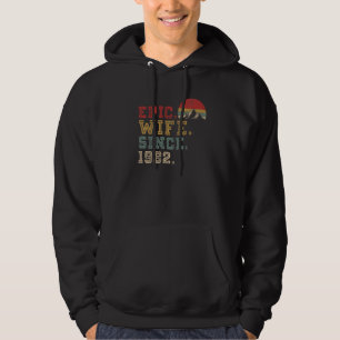 Epic Wife Since 1982 Retro Graphic Her Cute 40th A Hoodie