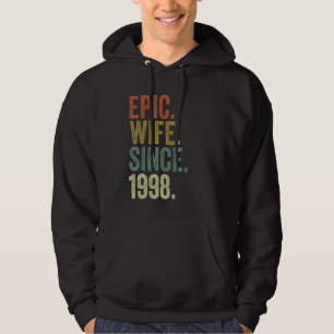 Epic Wife Since 1998 Shirts For Her 24th Wedding A