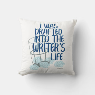 Epic Writers Life Draught Author Process Motto Throw Pillow
