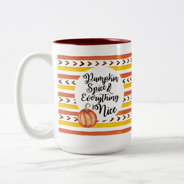 Épice citrouille et tout Nice Mug (Gauche)