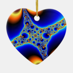 Epicenter 2 ceramic ornament