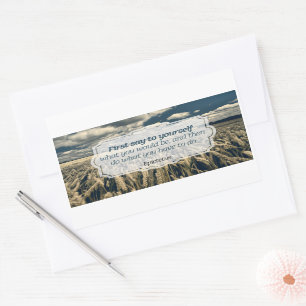 Epictetus "Do it" Inspirational Quote Sticker
