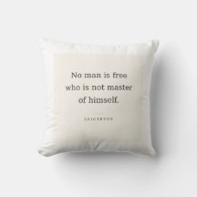 Epictetus Pillow: Rest in Self-Mastery