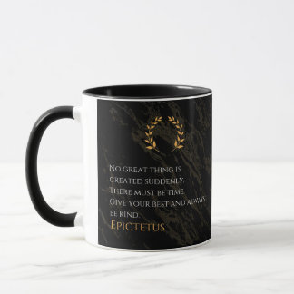 Epictetus's Recipe for Greatness Mug