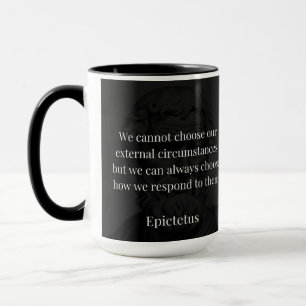 Epictetus's Wisdom: Empowerment through Response Mug