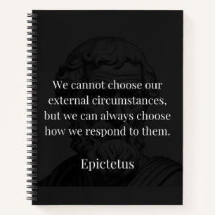 Epictetus's Wisdom: Empowerment through Response Notebook