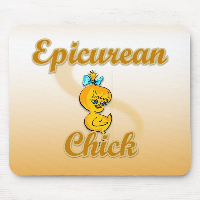 Epicurean Chick Mouse Pad (Front)
