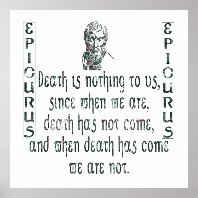 Epicurus Poster (Front)