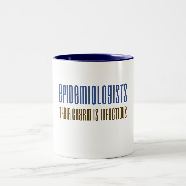 Epidemiologists Charm Two-Tone Coffee Mug (Center)
