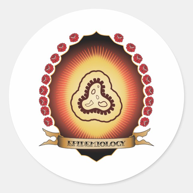 Epidemiology Mandorla Classic Round Sticker (Front)