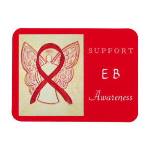Epidermolysis Bullosa (EB) Awareness Ribbon Magnet