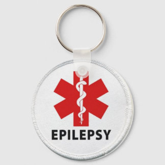 Epilepsy alert keychain
