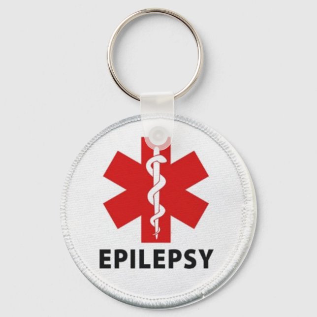 Epilepsy alert keychain (Front)