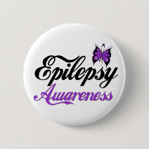 Epilepsy Awareness 2 Inch Round Button
