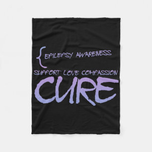 Epilepsy Awareness 3 Fleece Blanket
