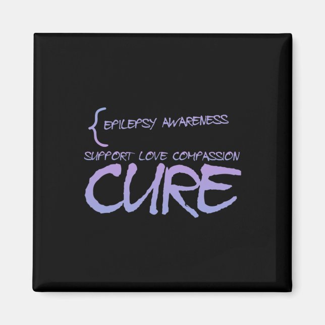 Epilepsy Awareness 3  Magnet (Front)