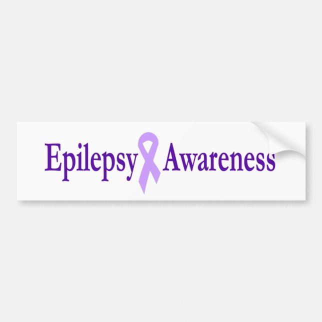epilepsy awareness bumper sticker (Front)