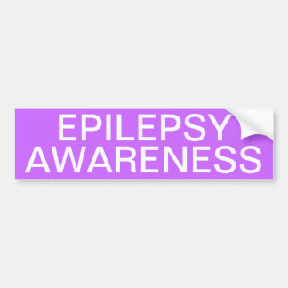 Epilepsy Awareness Bumper Sticker