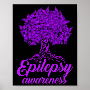 Epilepsy Awareness Butterfly  Poster