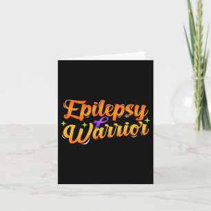 Epilepsy Awareness Care Usa Epileptic Warrior Surv Card