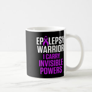 Epilepsy Awareness Carry Epileptic Warrior Survivo Coffee Mug
