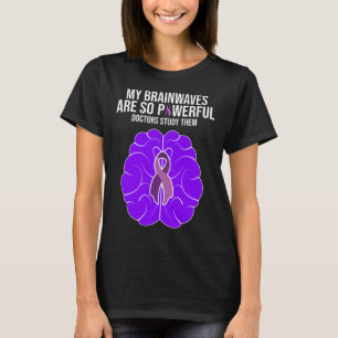 Epilepsy Awareness Costume My Brainwaves Gifts War T-Shirt