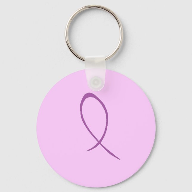Epilepsy Awareness Customizable Keychain (Front)