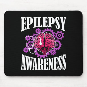 Epilepsy Awareness Diagnose Epileptic Warrior Surv Mouse Pad