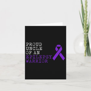 Epilepsy Awareness Diagnosis Fun Epileptic Warrior Card