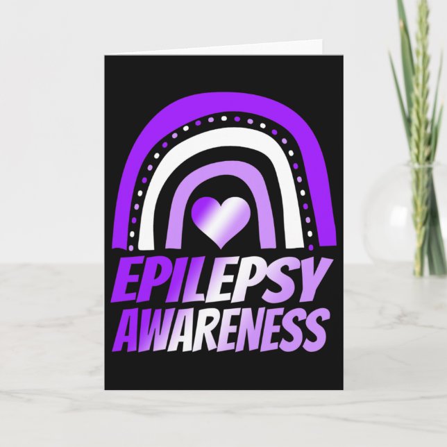 Epilepsy Awareness Epilepsy Kids Men Women Warrior Card (Front)