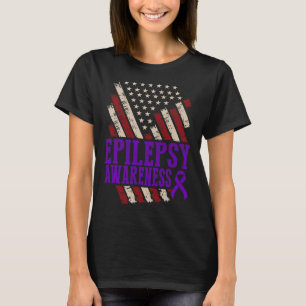 Epilepsy Awareness Epileptic Warrior Survivor 17 T-Shirt