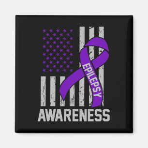 Epilepsy Awareness Epileptic Warrior Survivor 19  Magnet