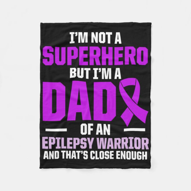 Epilepsy Awareness Epileptic Warrior Survivor 20  Fleece Blanket (Front)