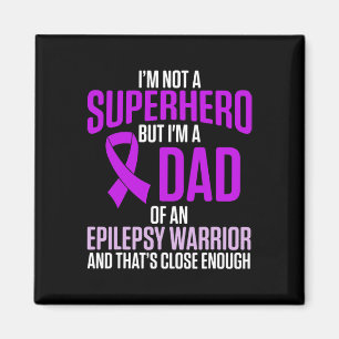 Epilepsy Awareness Epileptic Warrior Survivor 24  Magnet