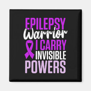 Epilepsy Awareness Epileptic Warrior Survivor 27  Magnet