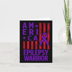 Epilepsy Awareness Epileptic Warrior Survivor 28 Card