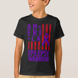 Epilepsy Awareness Epileptic Warrior Survivor 28 T-Shirt