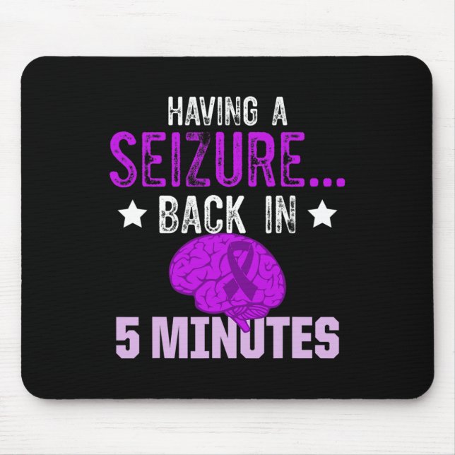 Epilepsy Awareness Epileptic Warrior Survivor 4  Mouse Pad (Front)