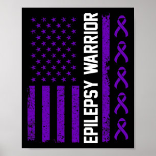 Epilepsy Awareness Epileptic Warrior Survivor 7  Poster
