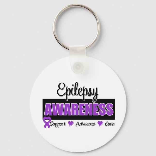 Epilepsy Awareness Keychain (Front)